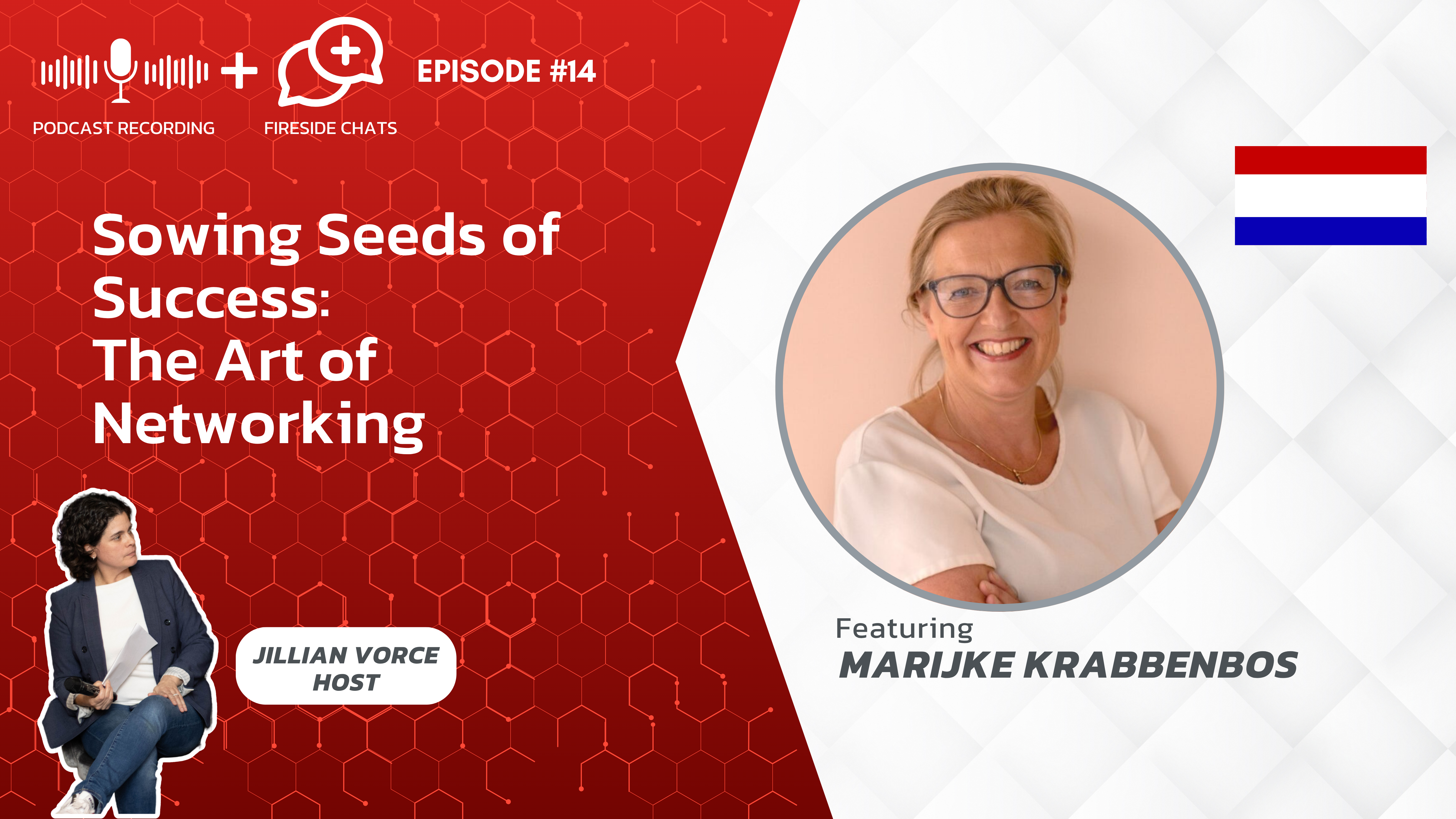 Podcast Recording + Fireside Chat: Marijke Krabbenbos